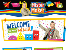 Tablet Screenshot of mistermaker.com